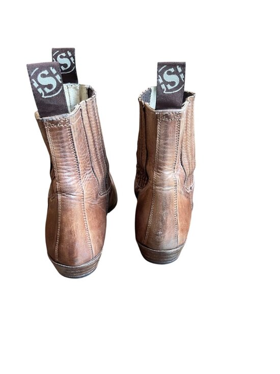 Sendra 1692 Western Style Leather Chelsea Boots Men\'s Size 8.5 (EU42) Ibiza Heel main image 7